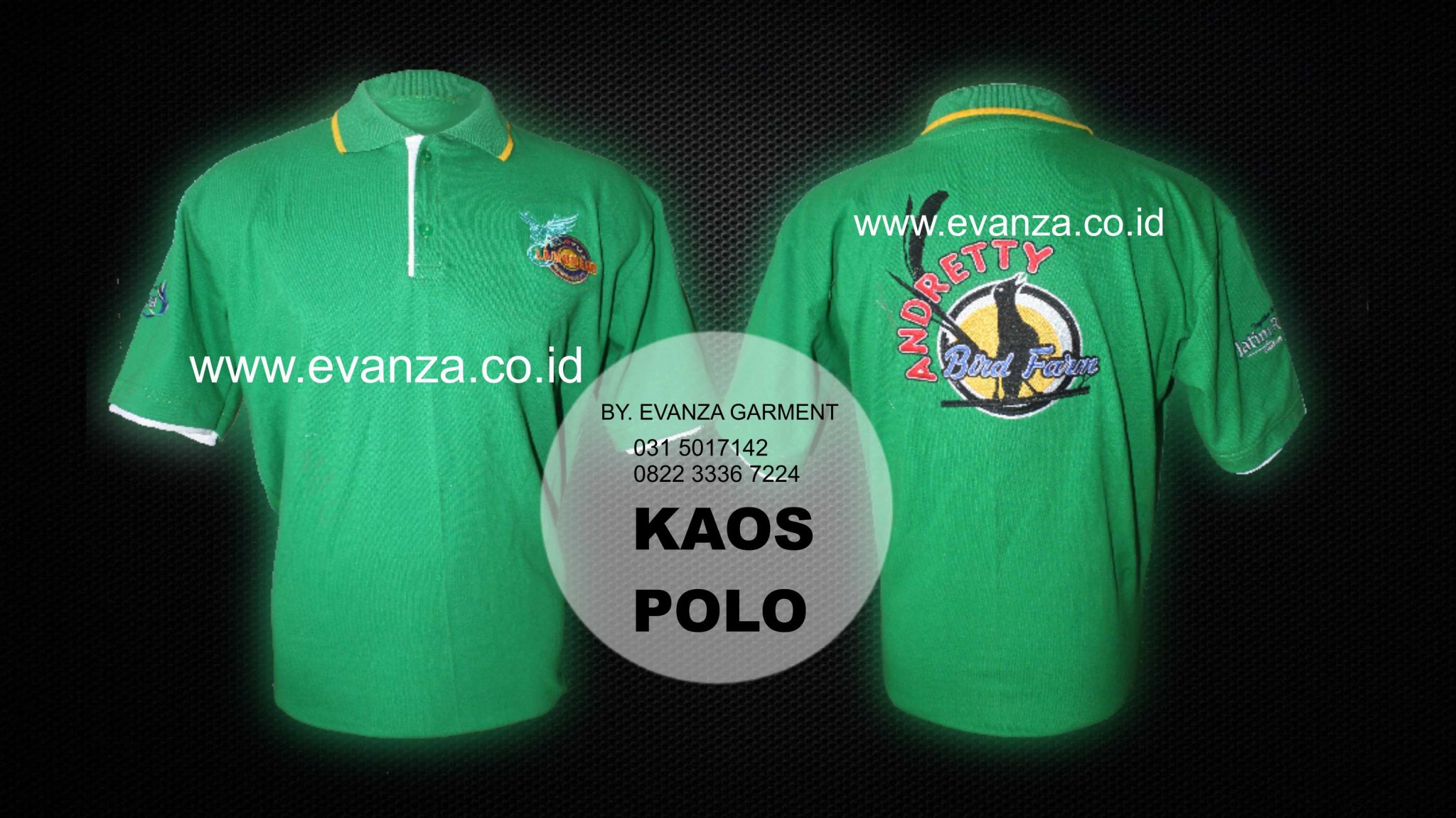 Contoh Desain Konveksi Kaos Polo ANDRETTY