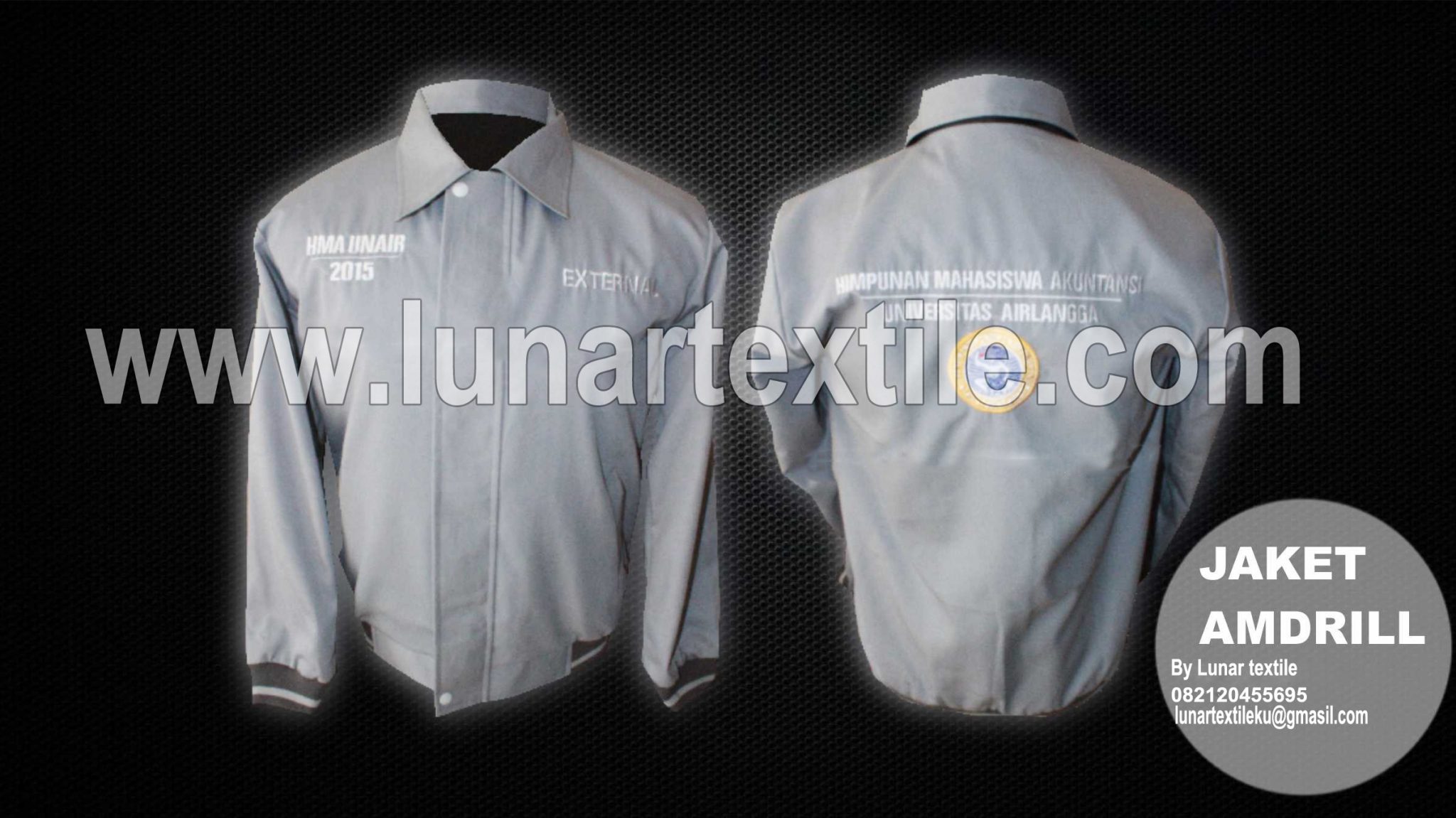 Contoh Desain Konveksi Jaket AMDRILL HMA Akutansi UNAIR