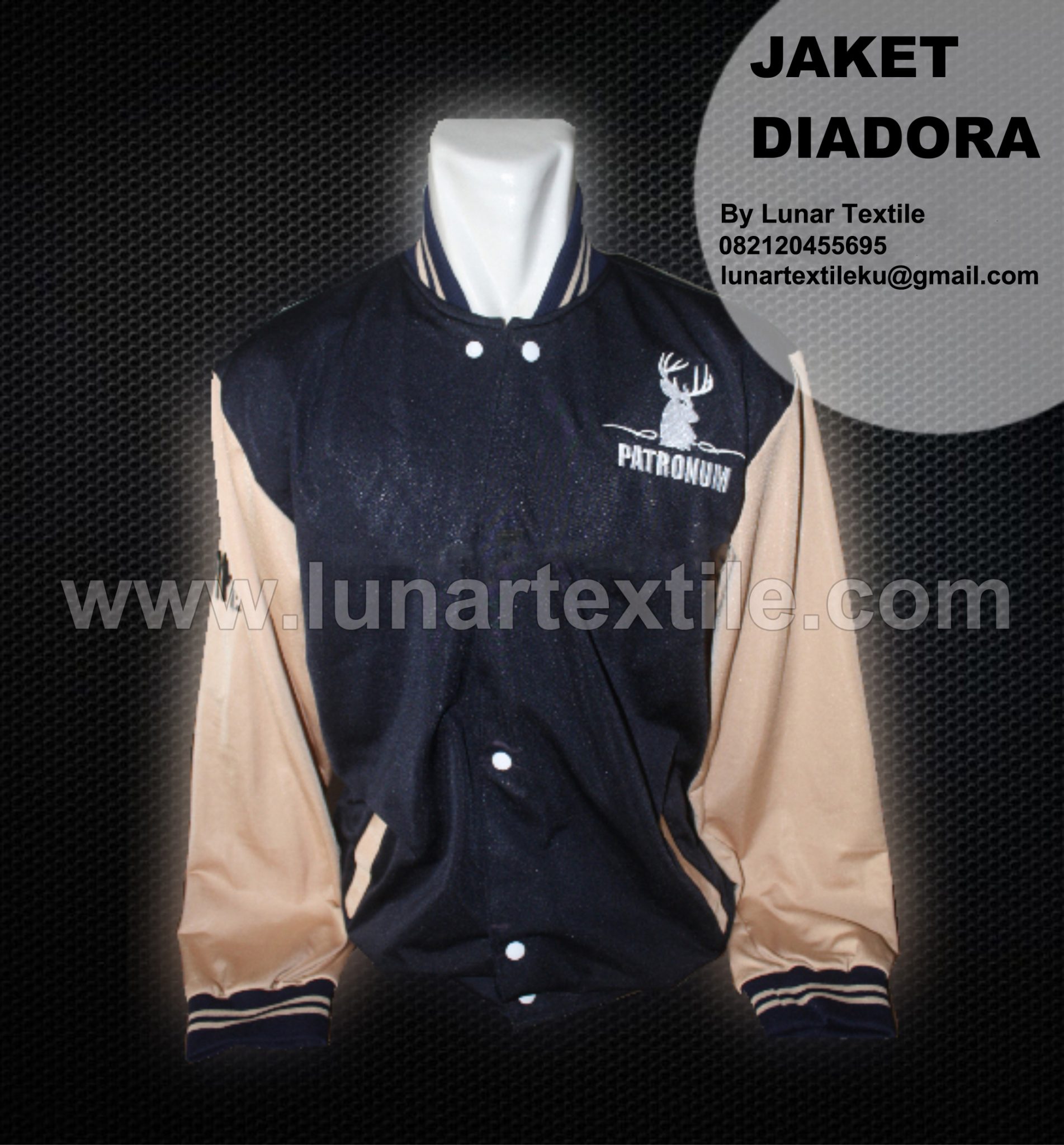 Contoh Desain Konveksi Jaket Diadora PATRONUM