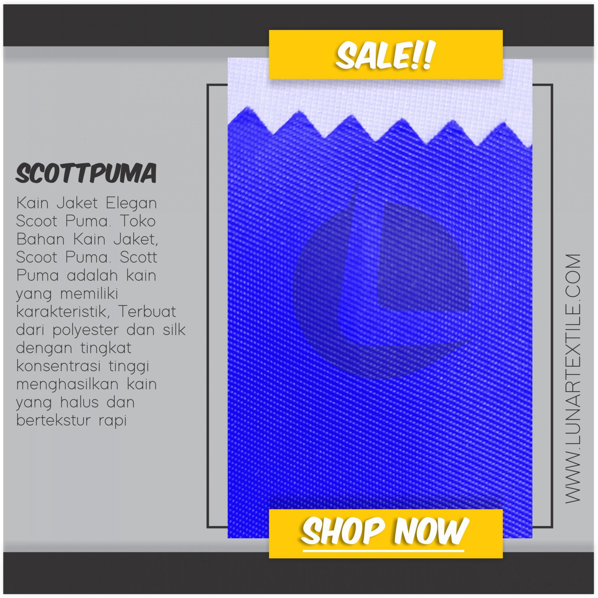 Kain Scott Puma WP Untuk Pembuatan Hazmat