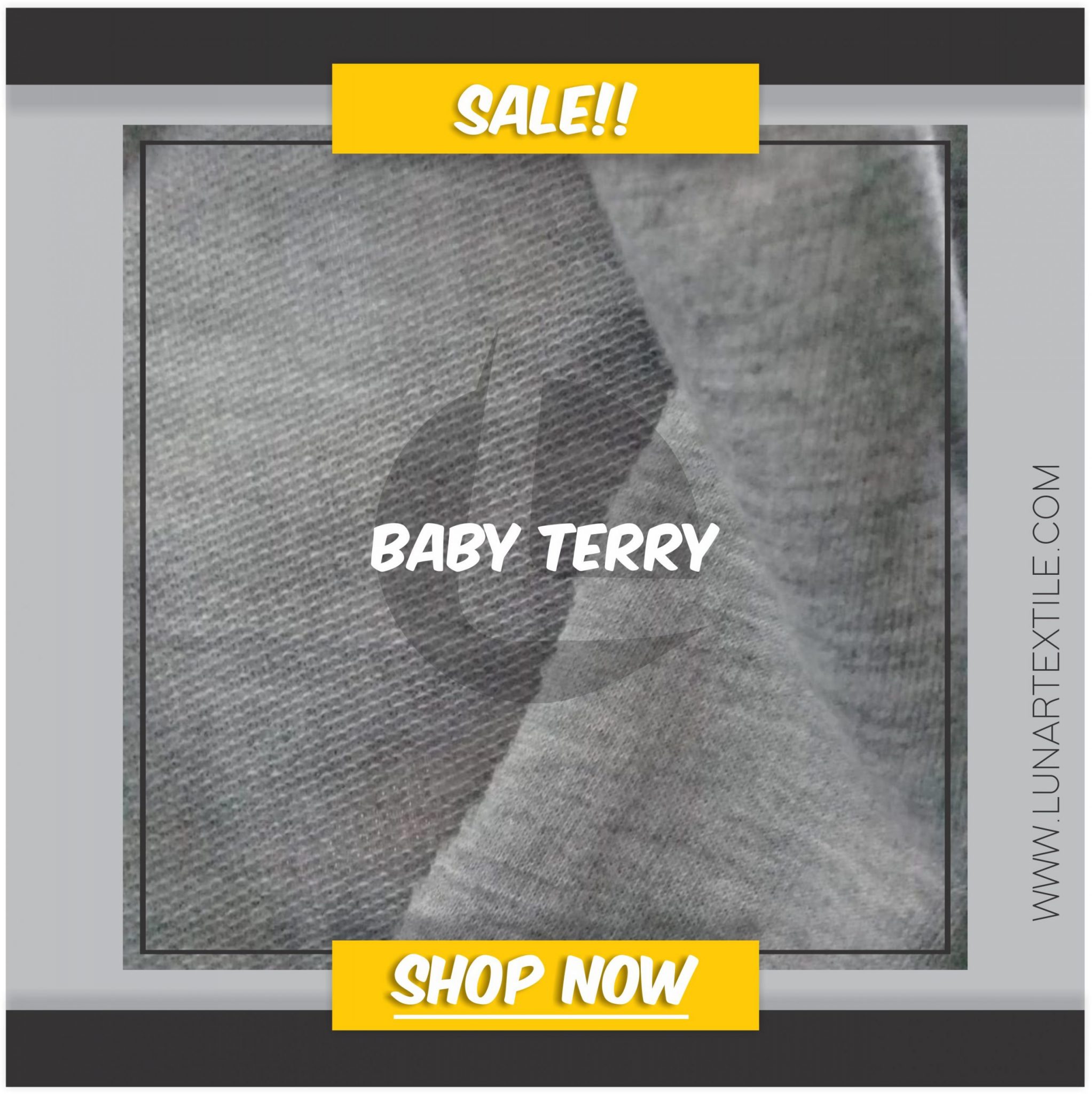 Bahan Kain Konveksi Baby Terry