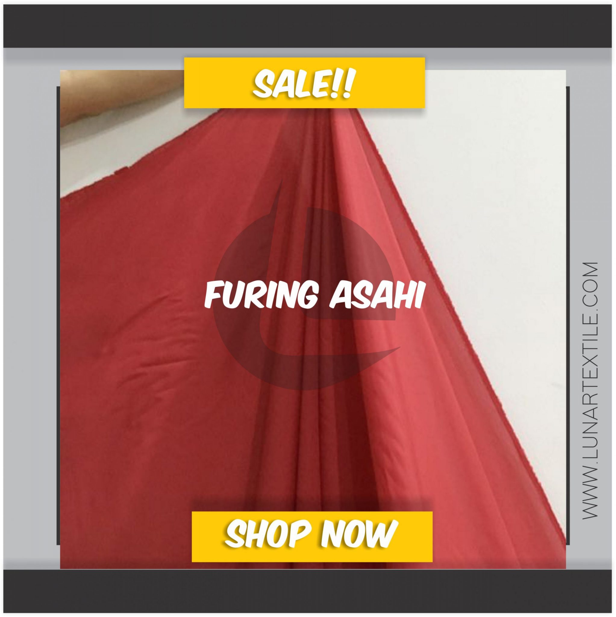 Kain furing asahi sering digunakan sebagai bahan kain lapisan untuk menyerap keringat dan juga sebagai penghangat ditubuh