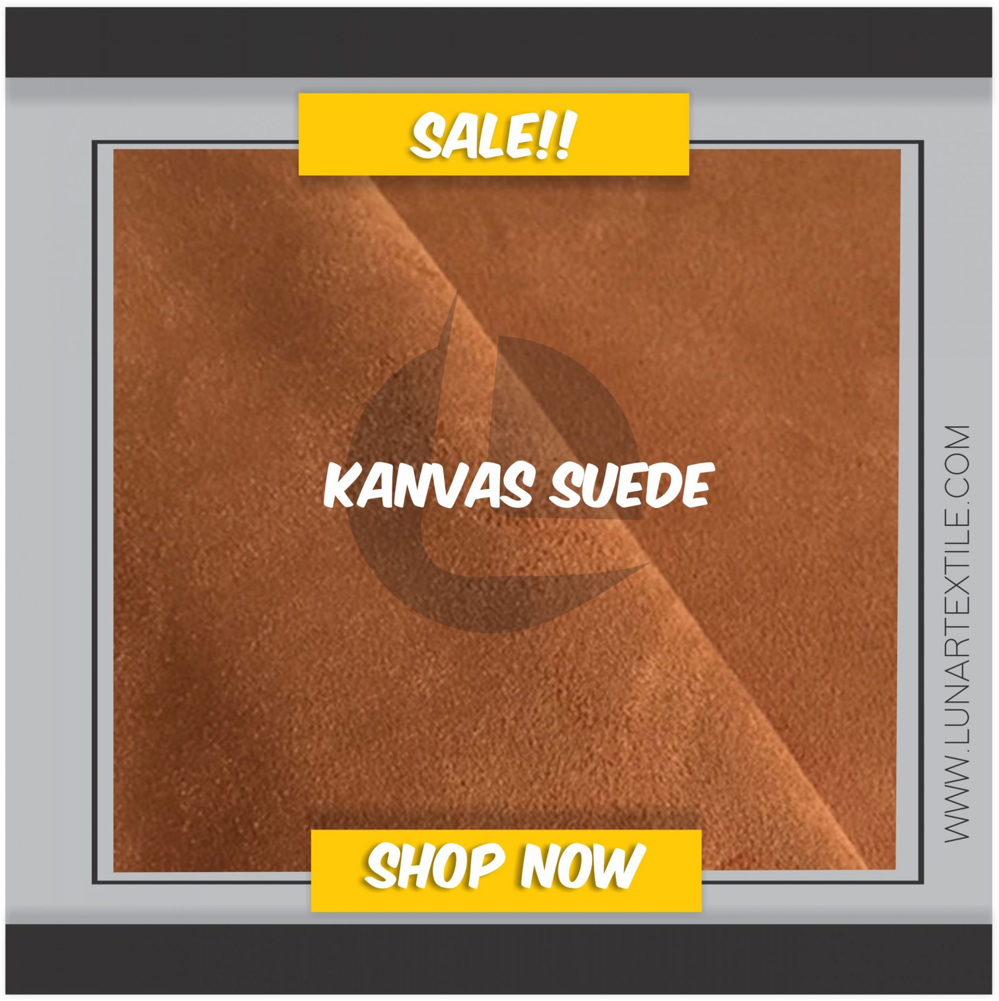 Bahan Kain Konveksi Kanvas Suede