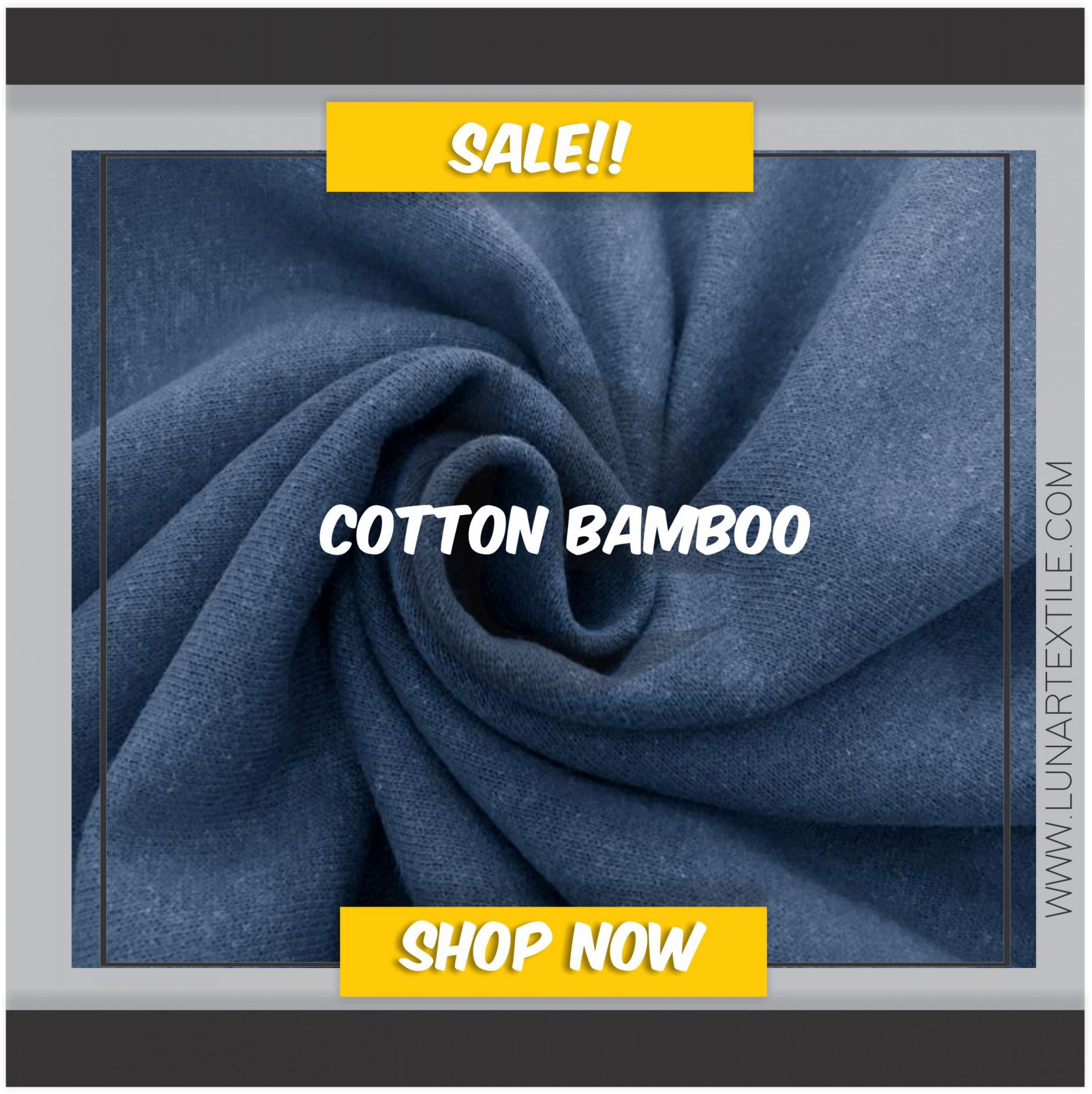 Bahan Kain Konveksi Cotton Bamboo