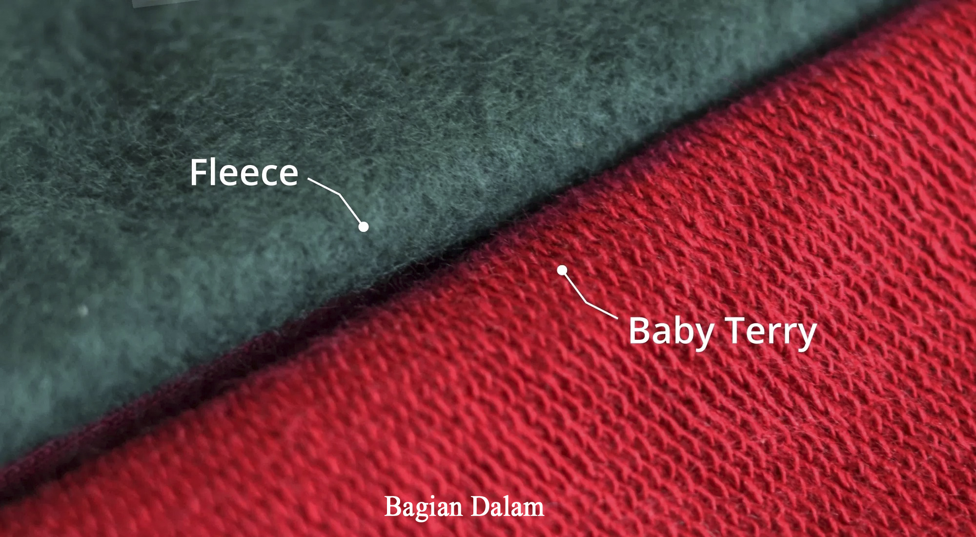Perbedaan Fleece vs Baby Terry