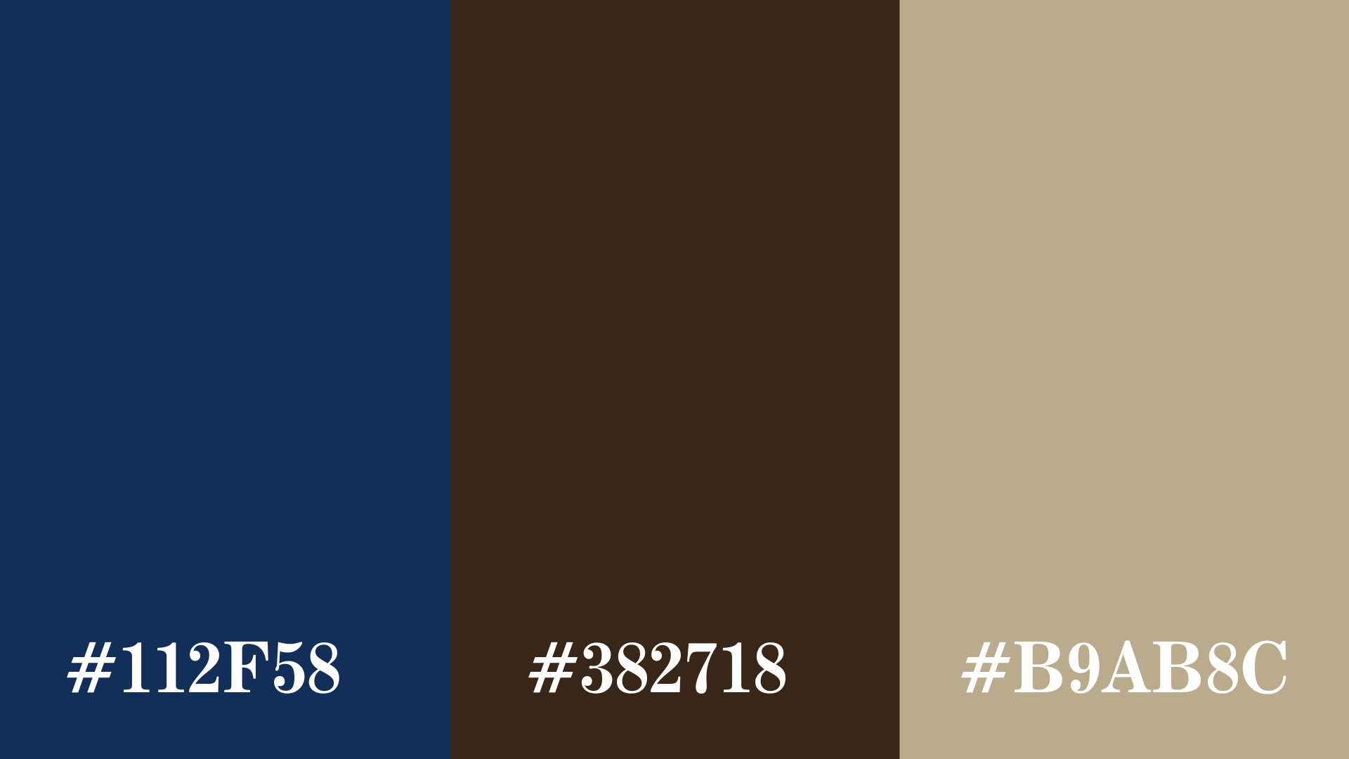 perpaduan warna navy bistre khaki